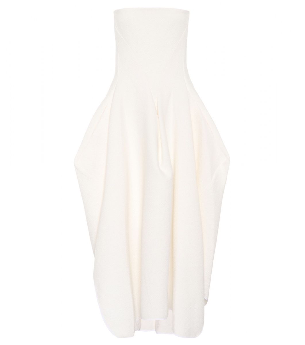 Maticvski cotton & lined strapless gown $10,300 from mytheresa.com